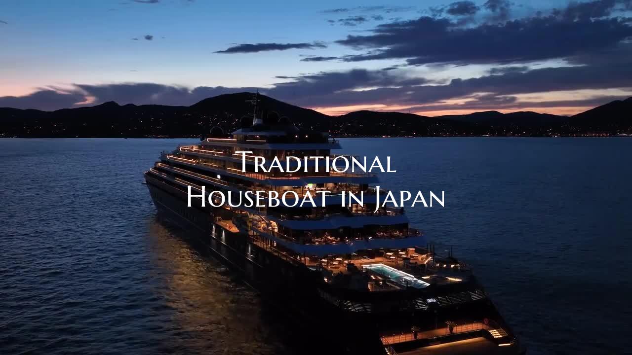 Traditional Houseboat in Jap...